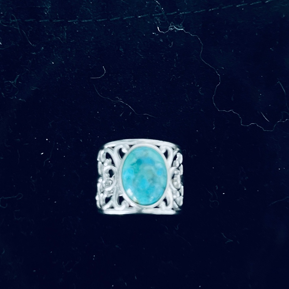 Sterling silver turquoise ring